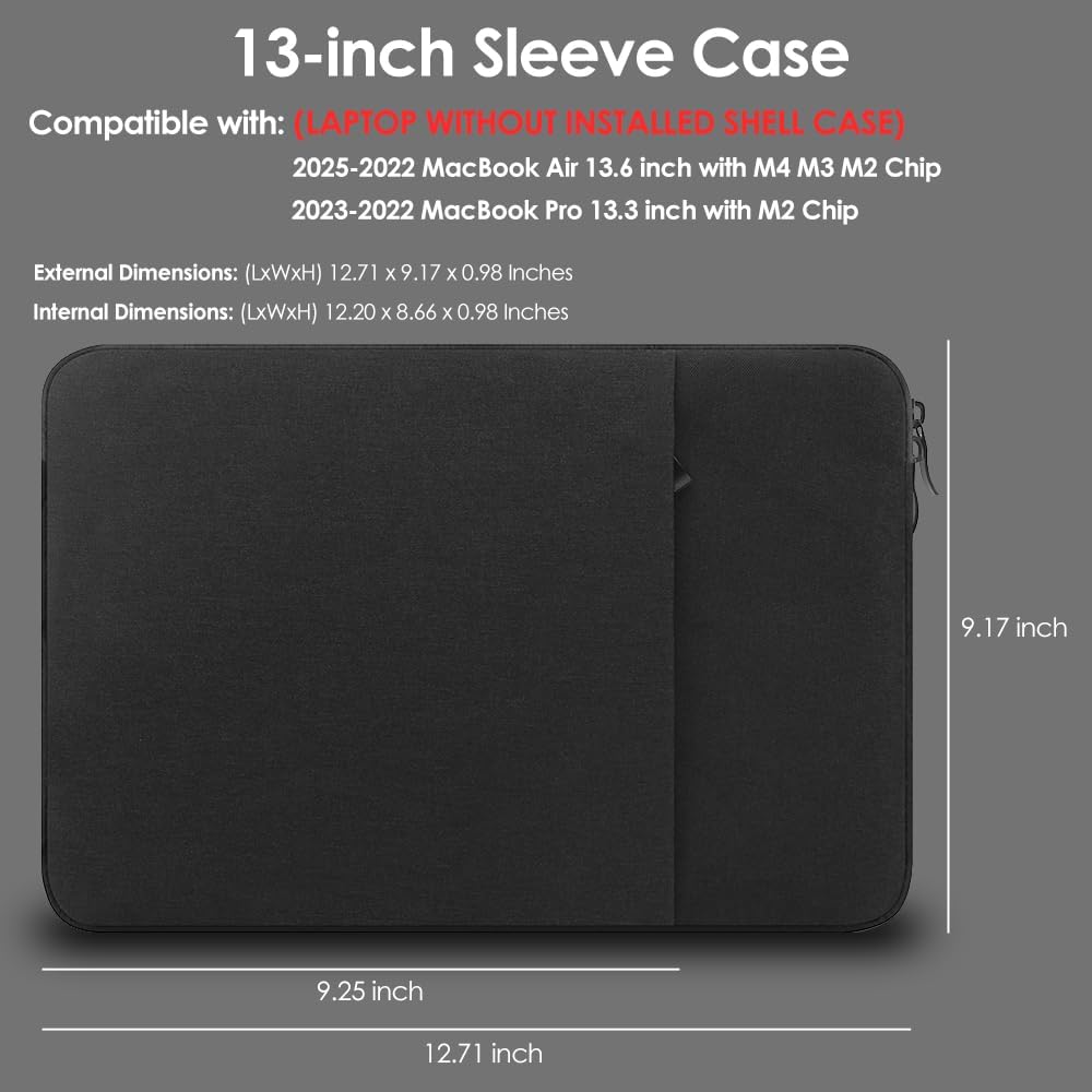 Sleek Laptop Travel Sleeve