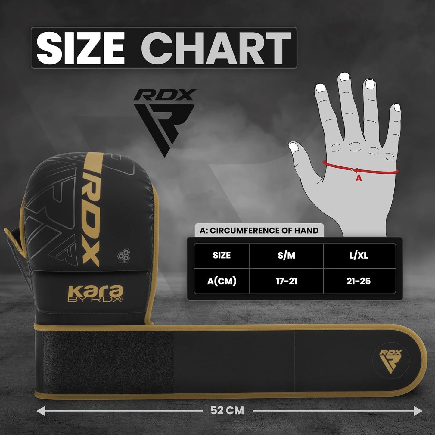 RDX Hybrid MMA Gloves