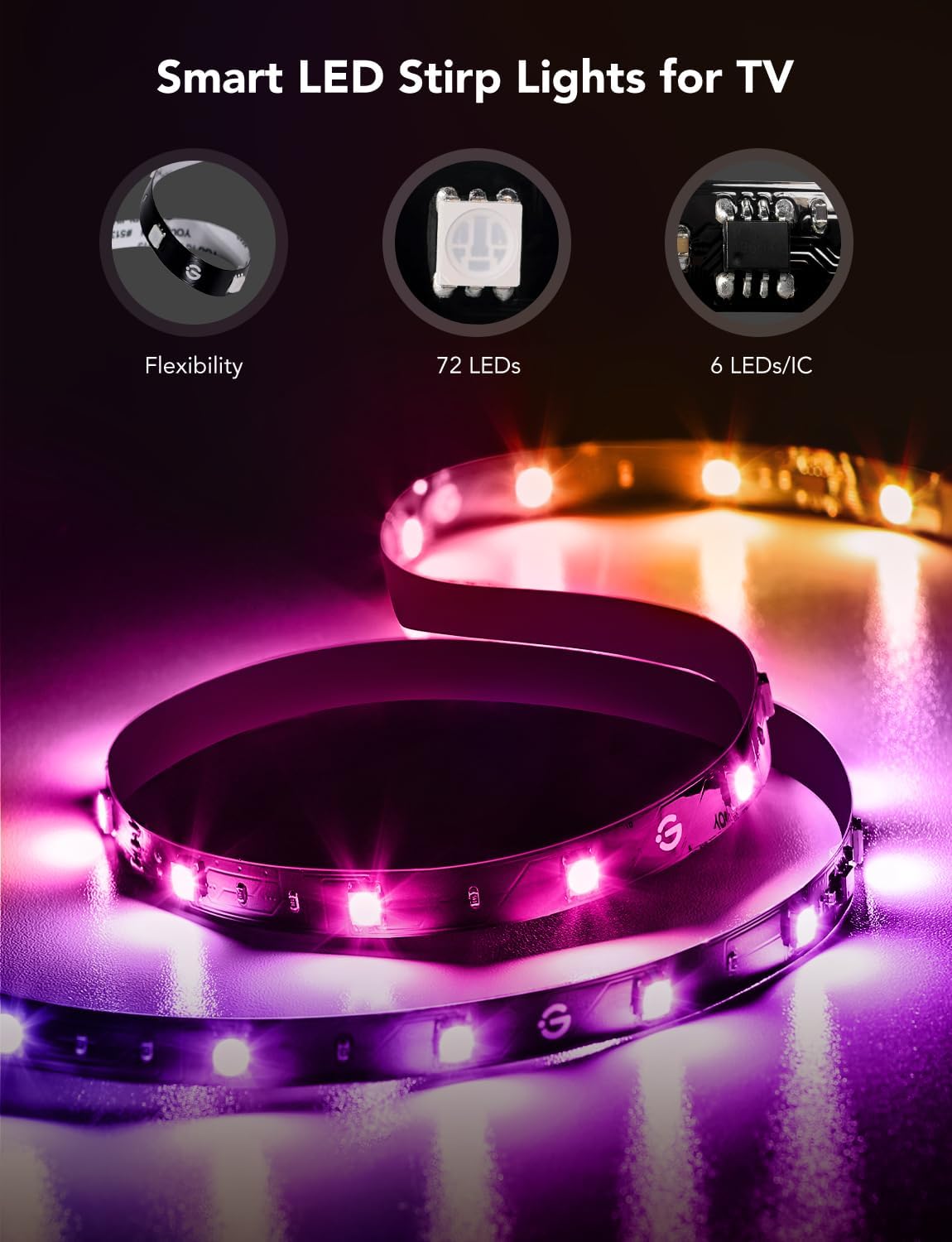 VividGlow TV Light Strips