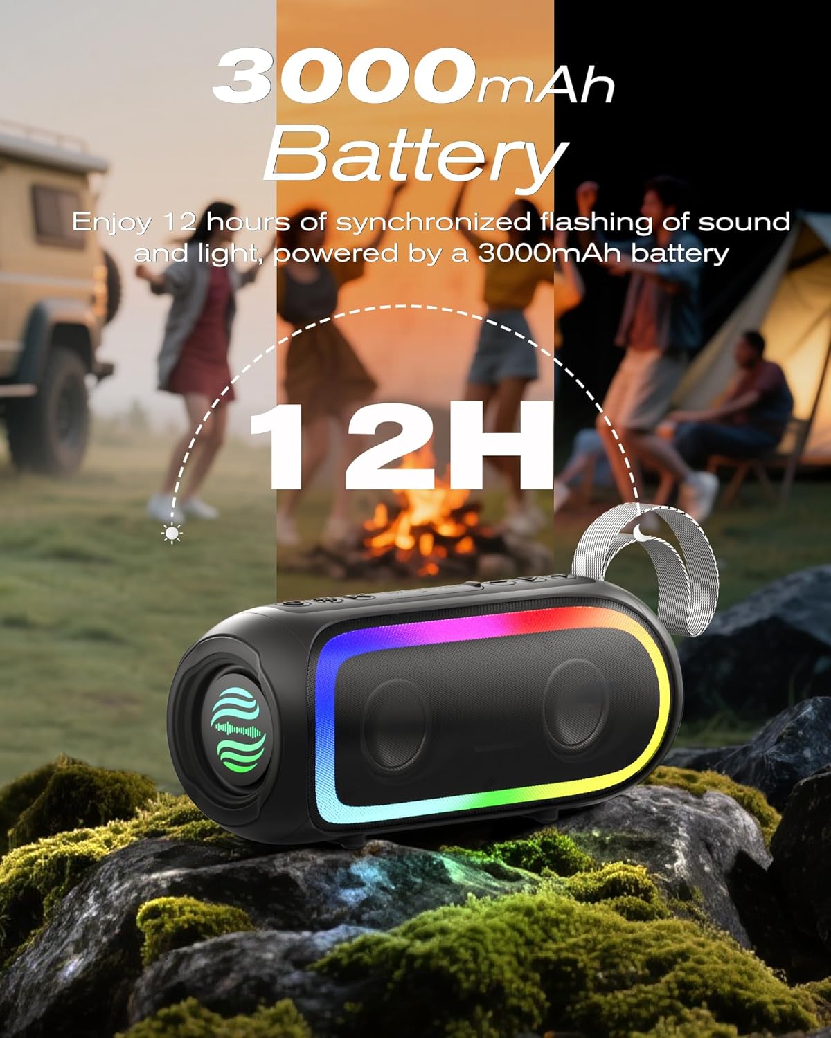 Splash-Proof Party Sound System