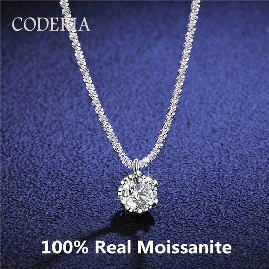 Elegant Moissanite Necklace