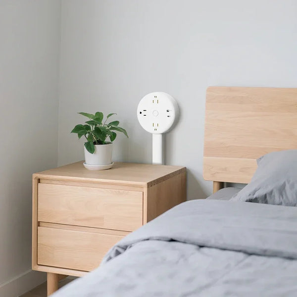 Smart Space-Saving Plug Adapter